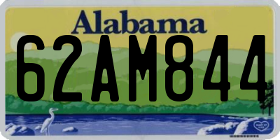 AL license plate 62AM844