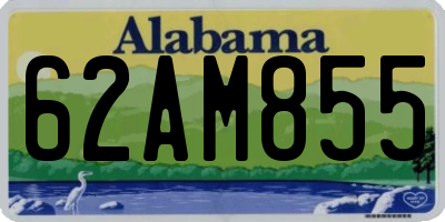AL license plate 62AM855
