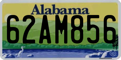 AL license plate 62AM856