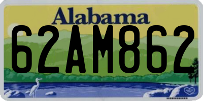 AL license plate 62AM862