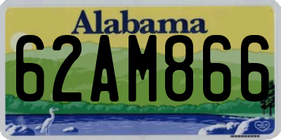 AL license plate 62AM866