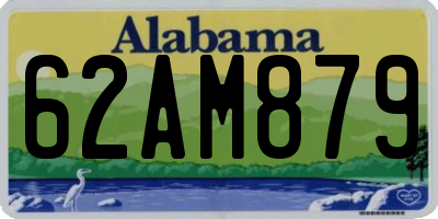 AL license plate 62AM879