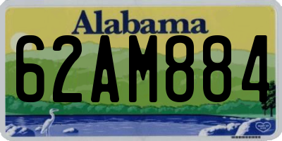 AL license plate 62AM884