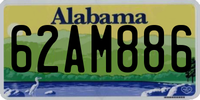 AL license plate 62AM886