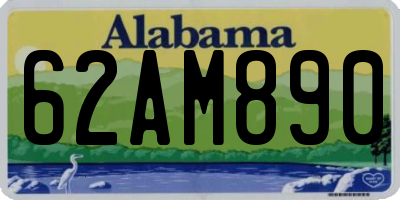 AL license plate 62AM890