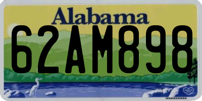 AL license plate 62AM898