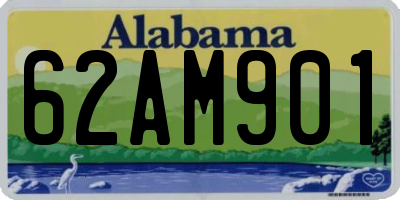 AL license plate 62AM901