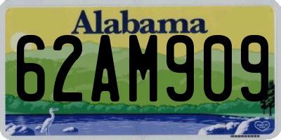 AL license plate 62AM909
