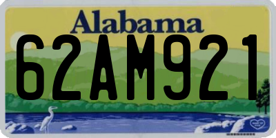 AL license plate 62AM921
