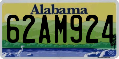AL license plate 62AM924