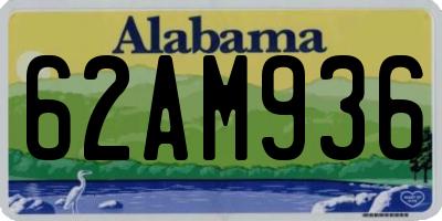 AL license plate 62AM936