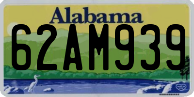 AL license plate 62AM939
