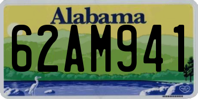 AL license plate 62AM941