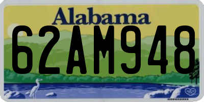 AL license plate 62AM948