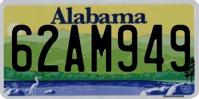 AL license plate 62AM949