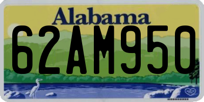 AL license plate 62AM950