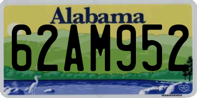 AL license plate 62AM952