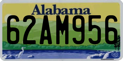 AL license plate 62AM956