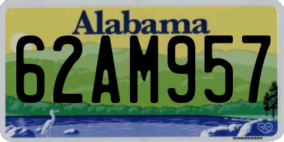 AL license plate 62AM957