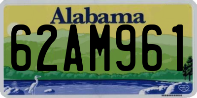 AL license plate 62AM961
