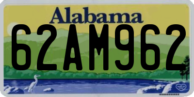 AL license plate 62AM962