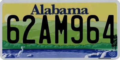 AL license plate 62AM964