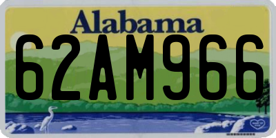 AL license plate 62AM966