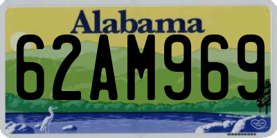 AL license plate 62AM969