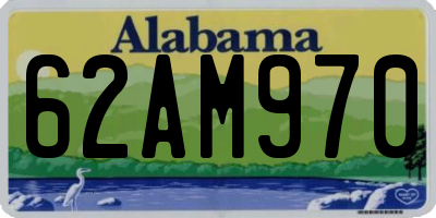 AL license plate 62AM970
