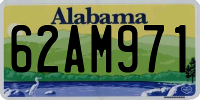 AL license plate 62AM971