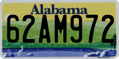 AL license plate 62AM972