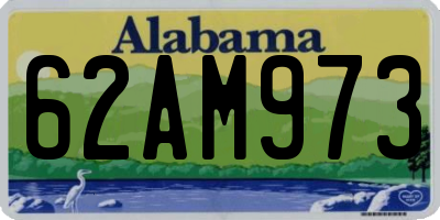 AL license plate 62AM973