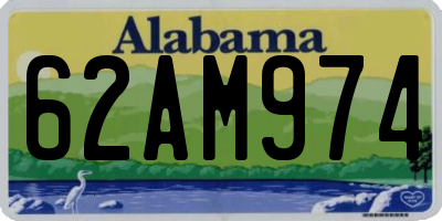 AL license plate 62AM974
