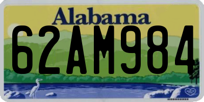 AL license plate 62AM984