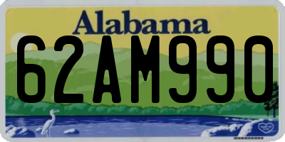 AL license plate 62AM990