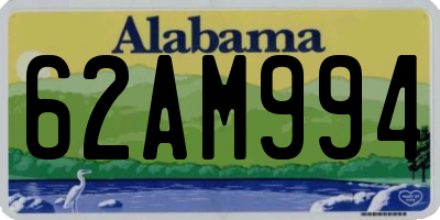 AL license plate 62AM994