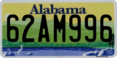 AL license plate 62AM996