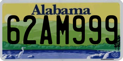AL license plate 62AM999