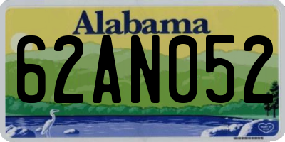 AL license plate 62AN052