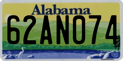 AL license plate 62AN074