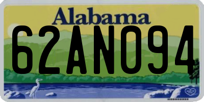AL license plate 62AN094