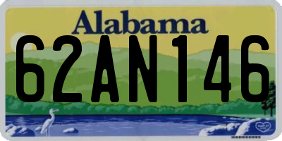 AL license plate 62AN146