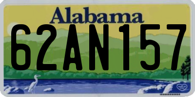 AL license plate 62AN157