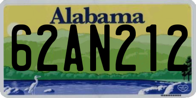 AL license plate 62AN212