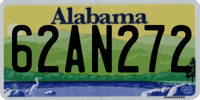 AL license plate 62AN272