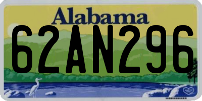 AL license plate 62AN296