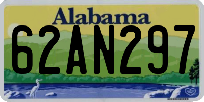 AL license plate 62AN297