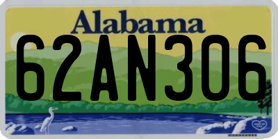AL license plate 62AN306