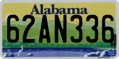AL license plate 62AN336