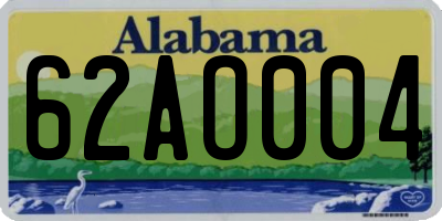 AL license plate 62AO004